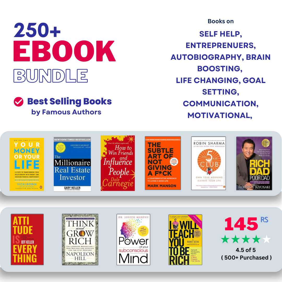 250 english best selling ebooks bundle gpl tube